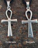 Ankh 32 A mit Schlangenkette - Silber