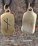 Anhänger 96 Nauthiz - Bronze