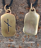 Anhänger 96 Nauthiz - Bronze