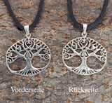 Lebensbaum 99 mit Schlangenkette - Silber