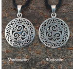 Triskele 318 mit Schlangenkette - Silber