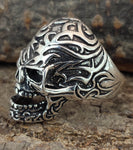 Ring Totenkopf, Gr. 60-74 (tk7) - Silber