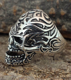 Ring Totenkopf, Gr. 60-74 (tk7) - Silber