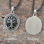 Lebensbaum 41 B mit Kette - Edelstahl