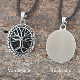 Lebensbaum 41 B mit Kette - Edelstahl