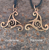 Anhänger 46 A Triskele - Bronze