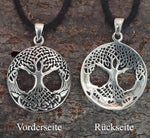 Lebensbaum 92 mit Korbkette - Silber