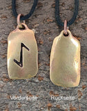 Anhänger 99 Eihwaz - Bronze