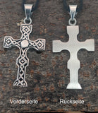 Anhänger 38 Keltenkreuz - Edelstahl