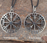 Wikinger Kompass 190 mit Königskette - Edelstahl