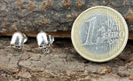 Ohrstecker 47 Totenkopf - Silber