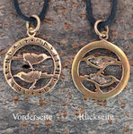 Anhänger 127 Raben - Bronze