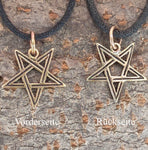 Anhänger 27 Pentagramm - Bronze