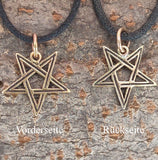 Anhänger 27 Pentagramm - Bronze