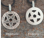 Anhänger 33 Pentagramm - Zinn