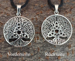 Lebensbaum 401 mit Schlangenkette - Silber