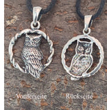 Eule 272 mit Schlangenkette - Silber