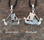 Anhänger 240 Wikinger-Schiff - Silber