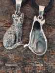 Anhänger 411 Katze - Silber