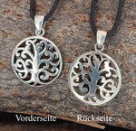 Lebensbaum 87 mit Schlangenkette - Silber