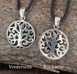 Lebensbaum 87 mit Schlangenkette - Silber