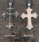 Anhänger 11 A Kreuz - Edelstahl