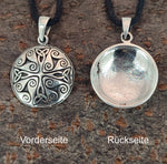 Triskele 25 mit Korbkette - Silber