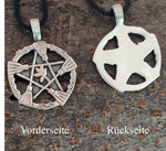 Anhänger 68 Pentagramm - Zinn
