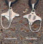 Anhänger 374 Rochen - Silber