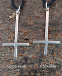 Kreuz 63 mit Schlangenkette - Silber