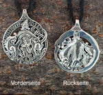 Anhänger 398 Tyr mit Fenrir - Silber