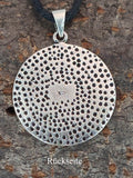 Wikinger Kompass 218 mit Korbkette - Silber