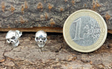 Ohrstecker 49 Totenkopf - Silber