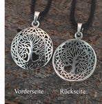 Lebensbaum 93 mit Schlangenkette - Silber