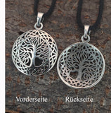 Lebensbaum 93 mit Schlangenkette - Silber