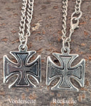 Anhänger 45 Eisernes Kreuz - Zinn