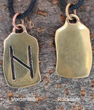 Anhänger 95 Hagalaz - Bronze