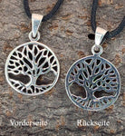 Lebensbaum 85 mit Schlangenkette - Silber