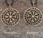 Anhänger 122 Wikinger Kompass - Bronze