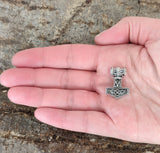 Thorshammer 220 mit Korbkette - Silber