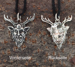 Cernunnos 360 mit Schlangenkette - Silber