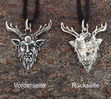 Cernunnos 360 mit Schlangenkette - Silber