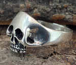 Ring Totenkopf, Gr. 56-74 (tk10) - Silber