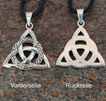 Keltenknoten 232 mit Schlangenkette - Silber