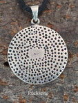 Anhänger 218 Wikinger Kompass - Silber