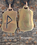 Anhänger 94 Wunjo - Bronze
