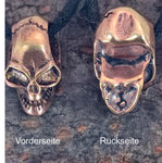 Anhänger 16 Totenkopf - Bronze