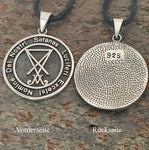 Siegel Luzifers 57 mit Schlangenkette - Silber
