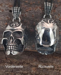 Anhänger 91 Totenkopf - Edelstahl