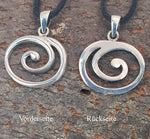 Anhänger 22 Spirale - Silber